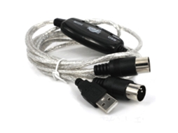 Lurelia Cabo USB Midi USB-C, Interface para iPhone e iPad, PC e Computador