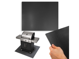 Placa Protetora De Solo Para Churrasco Espelharte, Aço Lacado De 1mm (100x80 Cm - Retângulo)