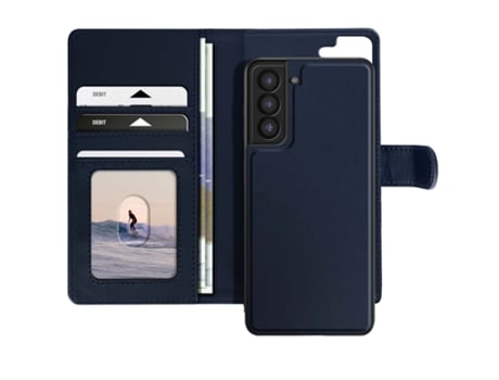 Capa Removível Para Samsung Galaxy S22 Mayaxess Acrílico Azul