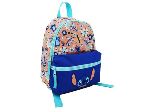 Mochila Unissexo Lilo Et Stitch Lilo Stitch Pré Escolar Compartimento Azul (ípercm)