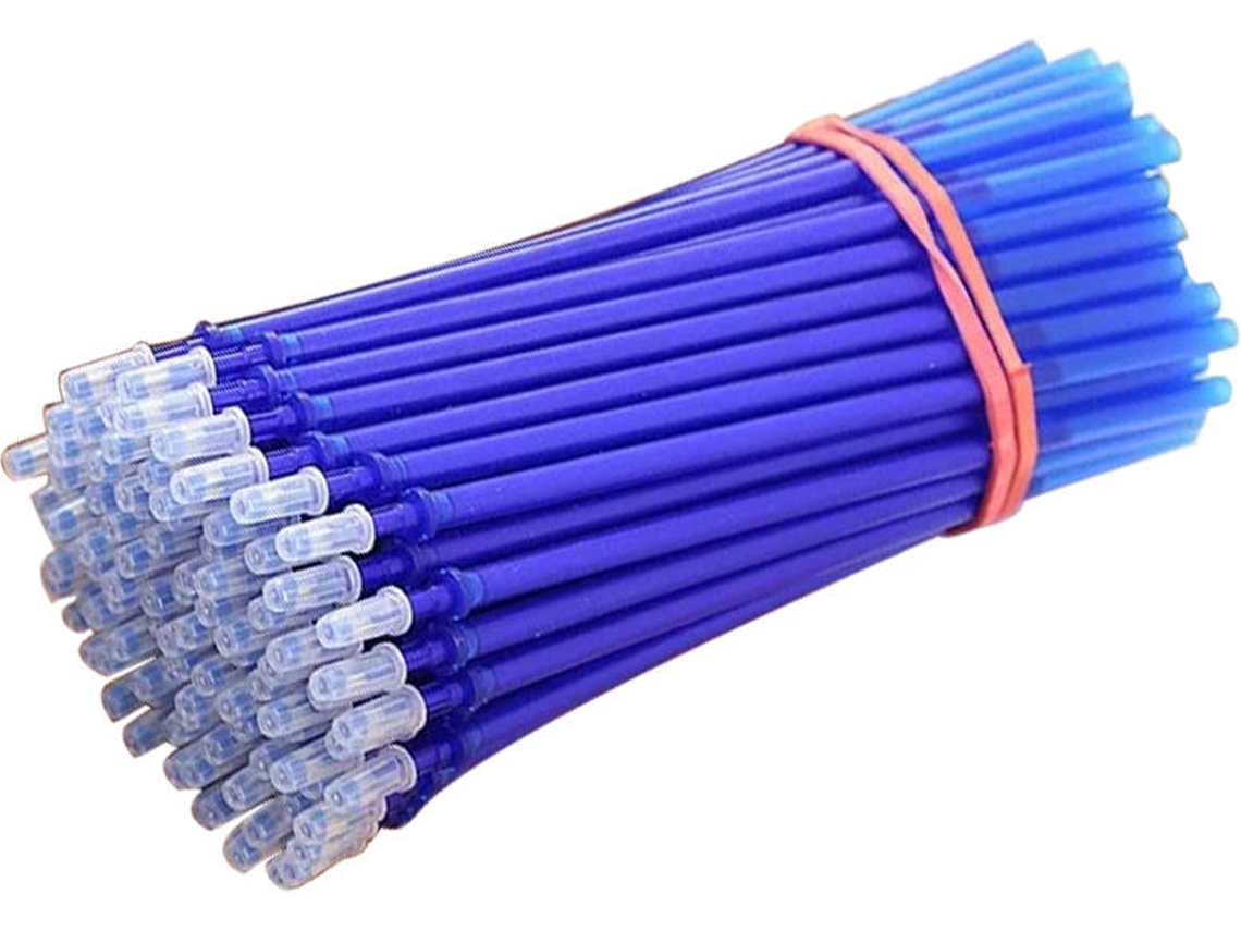 Conjunto de 50 Canetas de Gel ANSELF (Azul - Plástico - 0.5mm)