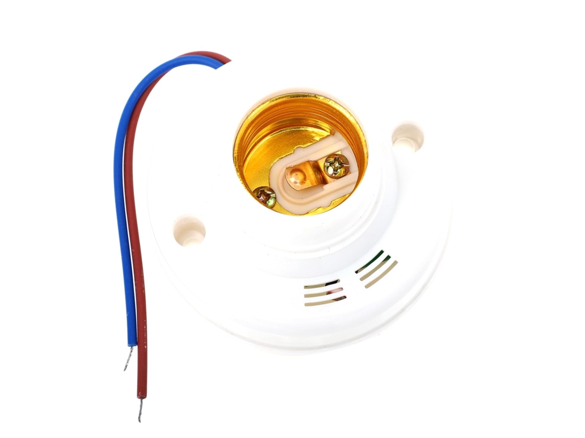 Conjunto De 2 Soquetes Com Sensor De Luz, Compatíveis Com Lâmpadas Led.