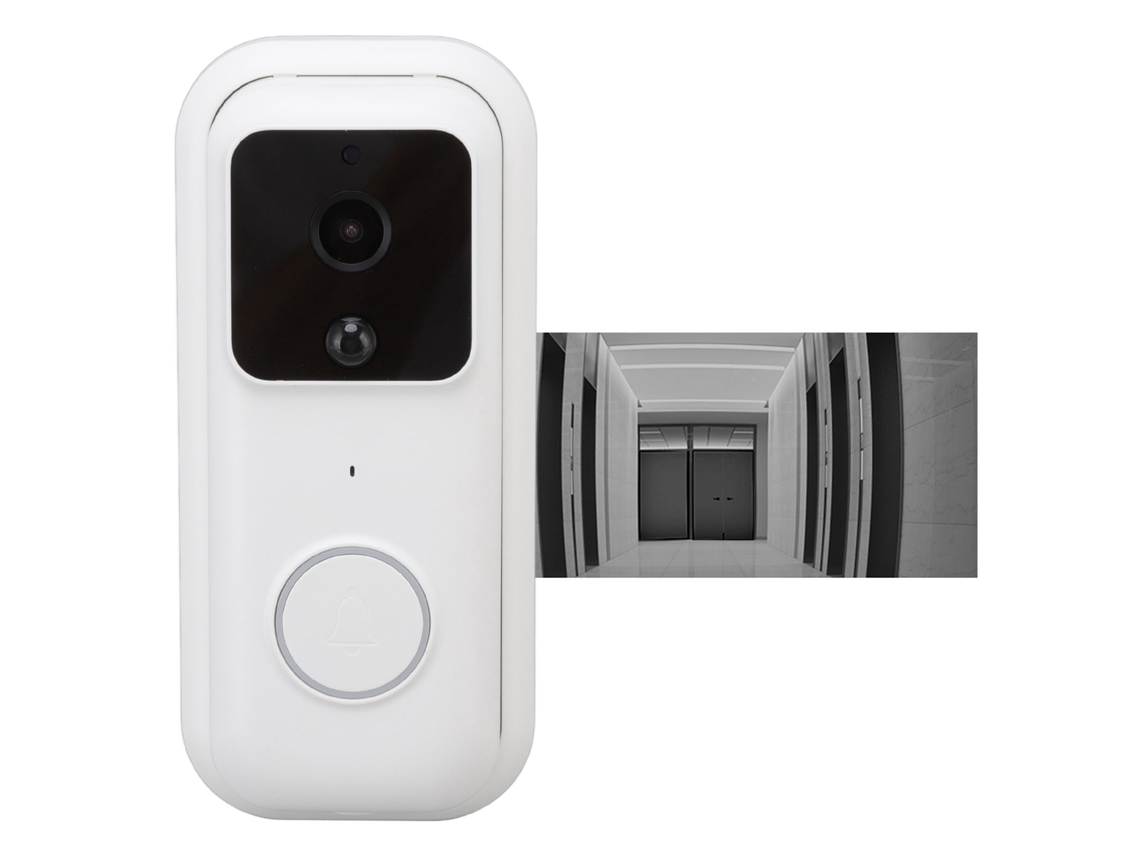 Lurelia Videoporteiro Inteligente, Hd, Wi-fi, Visão Noturna, Sem Fios