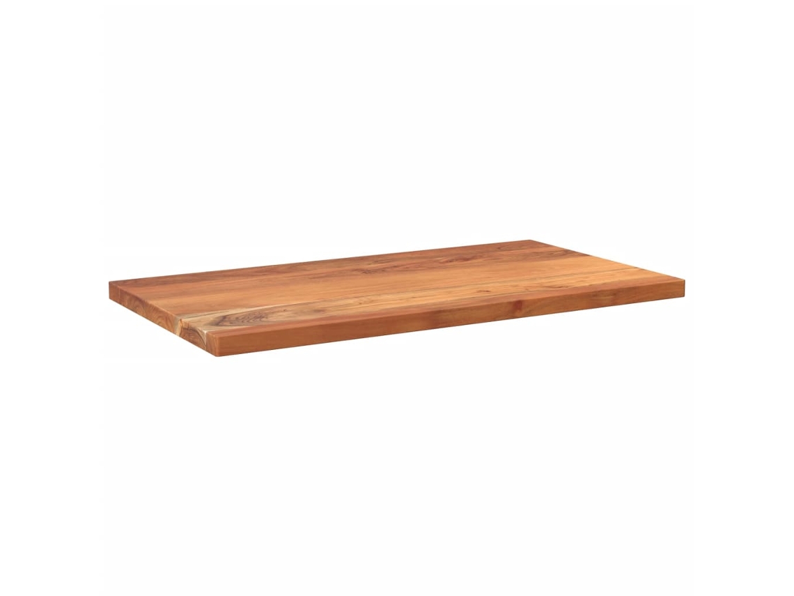 Tampo De Mesa | Tampo De Secretária Retangular 120x50x2,5 Cm Madeira De Acácia Maciça Lovely Home