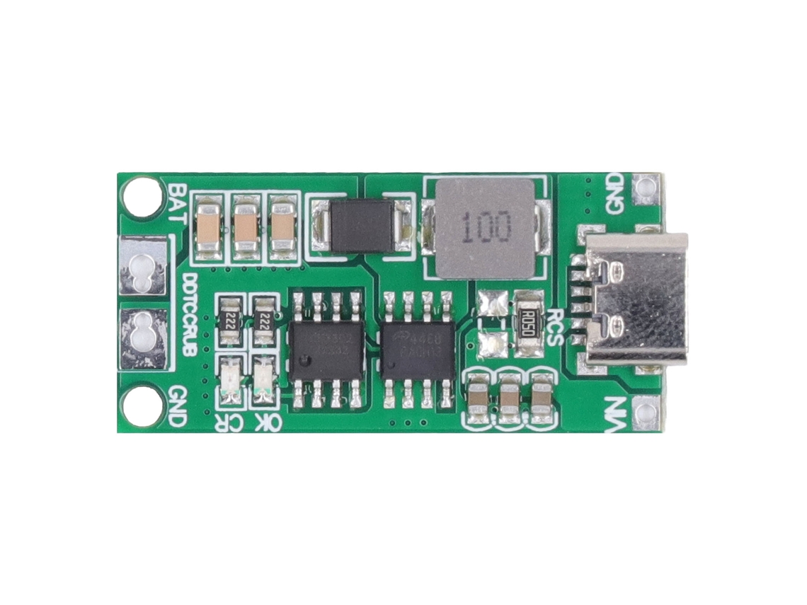 Módulo carregador de bateria de lítio 4S tipo C para 16.8V CC 2A entrada 0.56A carga com proteção de PCB