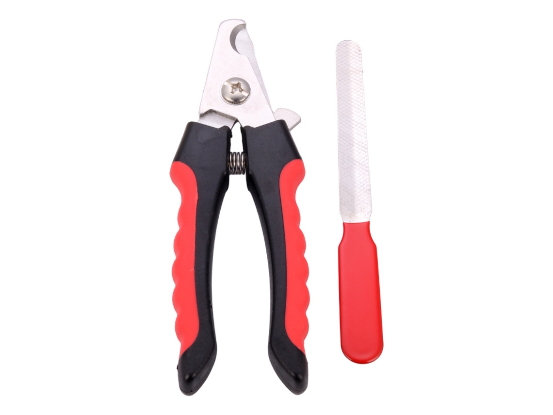 Aparador Unhas Pet Lixa Vermelho