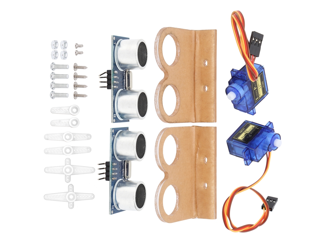 Kit De Carro Robotizado Diy Laxiscreed Com Sensores Ultrassônicos E Medição De Distância