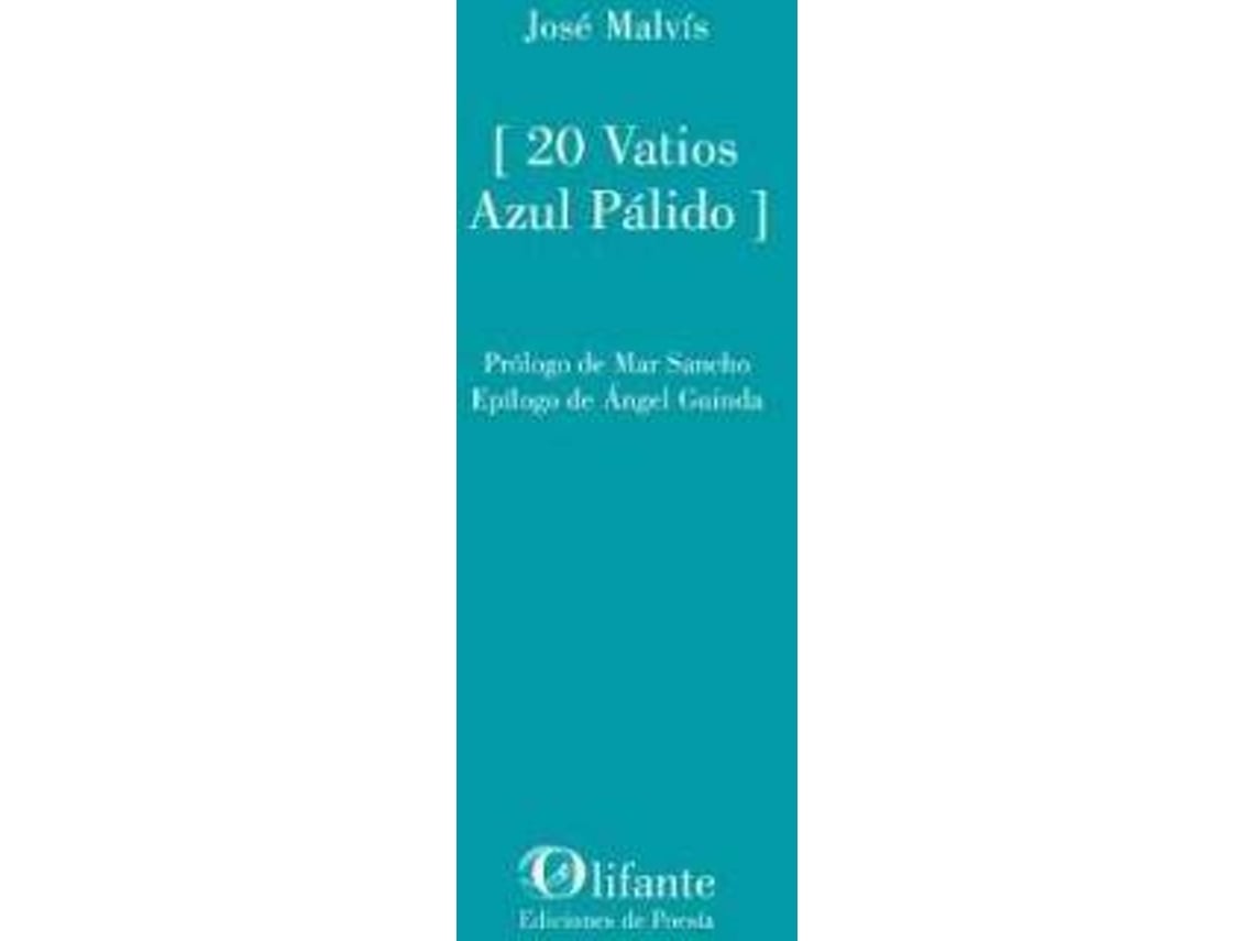 Livro 20 vatios azul pálido de Malvís e José (Espanhol)