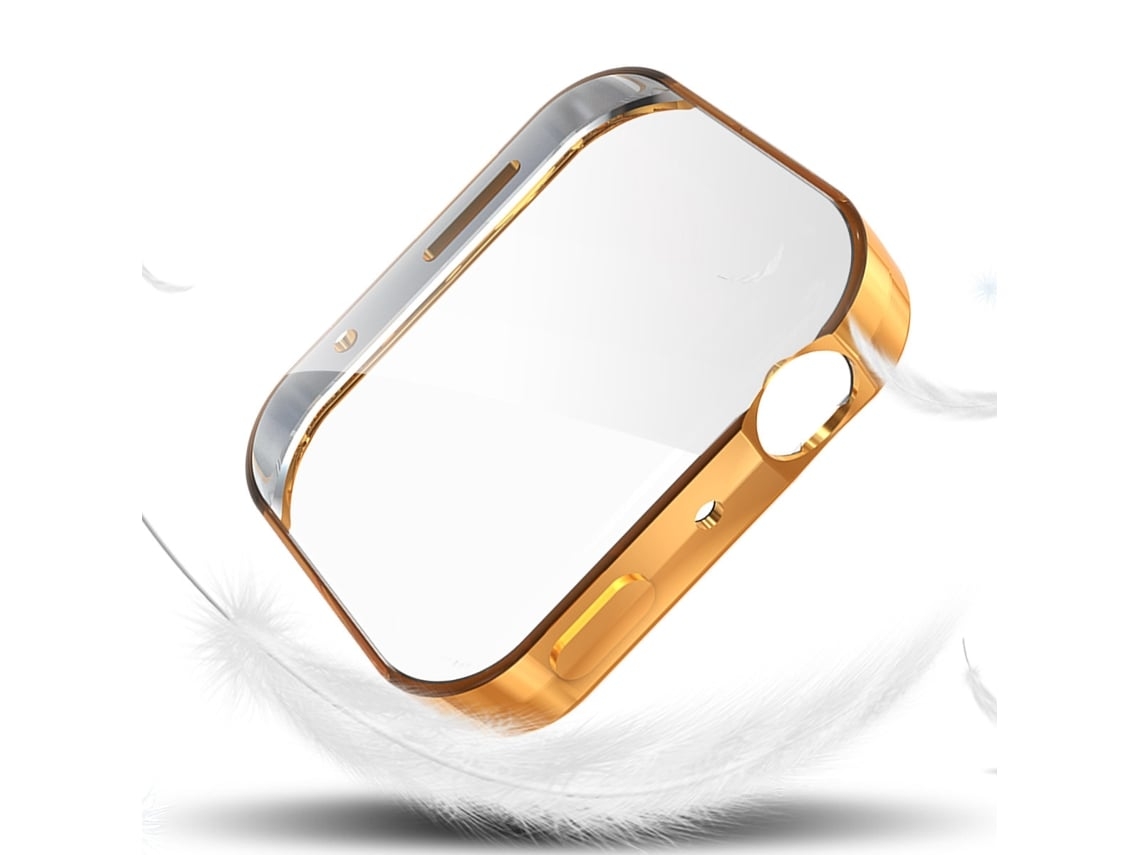Capa Protetora, Compatível Com Xiaomi Mi Watch Lite, Ouro Rosa