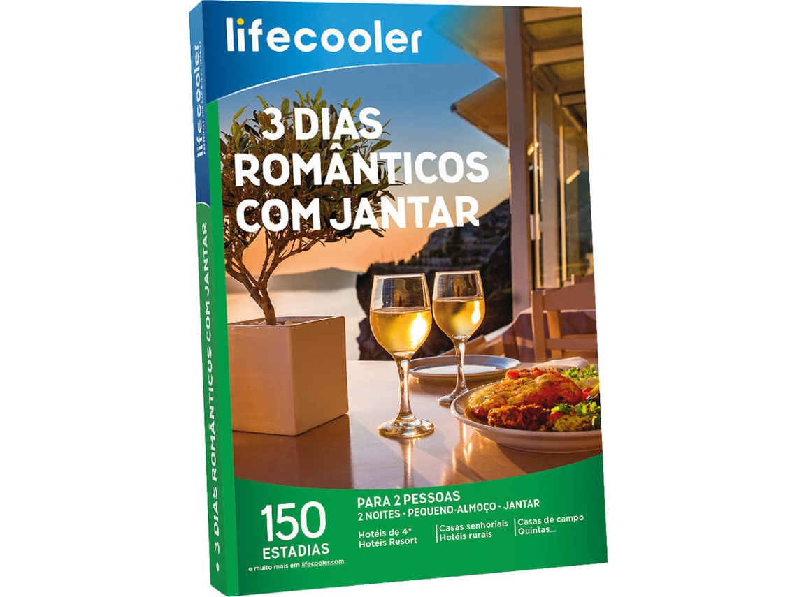 Pack LIFECOOLER 3 Dias Romanticos com Jantar