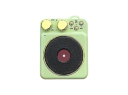 Mini Alto Falante Bluetooth Com Cordão Nostalgia88 (verde)