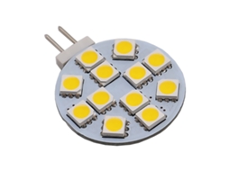 Lâmpada Led G4 1,8 W, 10 30 V, Branco Quente, Não Regulável, Pacote Com 6 Brilvibera