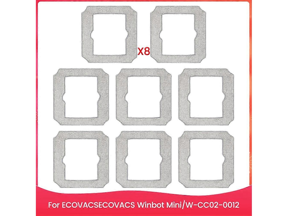 Panos De Limpeza Laváveis Para Winbot Mini, Almofada De Substituição W-cc02-0012, Acessório Para Robô De Limpeza._ozo