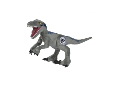 Jurassic World Pelúcia Azul Velociraptor 6305875045