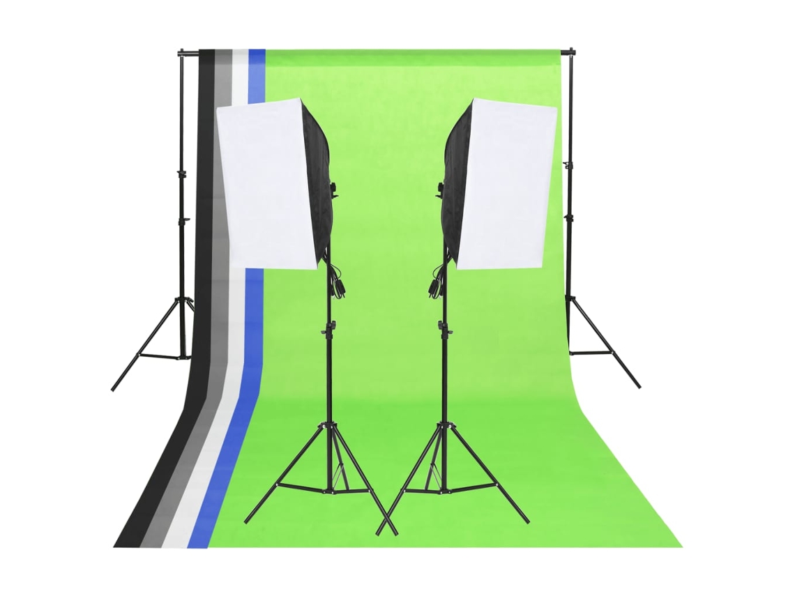 Studio Lighting Kit, Studio Lighting Kits Vidaxl Branco Alumínio (n/a)