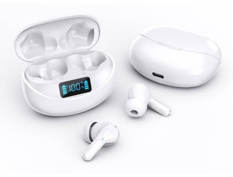 Auriculares Bluetooth True Wireless ENZONS Sem Fio 5.1 Sem Fio com Tela de  Led Lismpare Hi-Fi Estéreo Intra- Sem