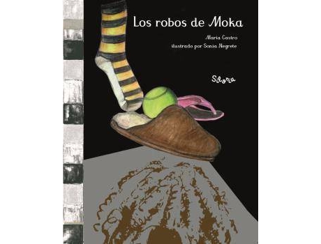 Livro Los robos de Moka de Castro, María, Ilustrado por Sonia Negrete (Espanhol)