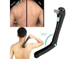 Aparelho De Barbear Costas Elétrico Profissional Plegável, Barbear Trimmer Corporal Para Remoção De Cabelo Nas Costas