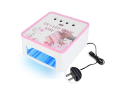 Lâmpada Uv Led Para Unhas De 65w Com Proteção Ocular, Secagem Rápida, Manicure, Tela Lcd