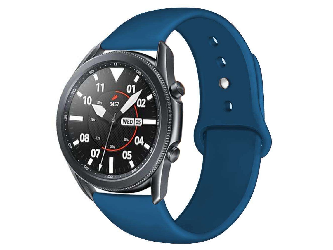 Bracelete Garmin Forerunner 265 46mm Pulseira silicone liquido Azul