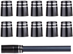 Conjunto de 10 ponteiras de golfe ferro 355 com ponta cônica SFUSHOS