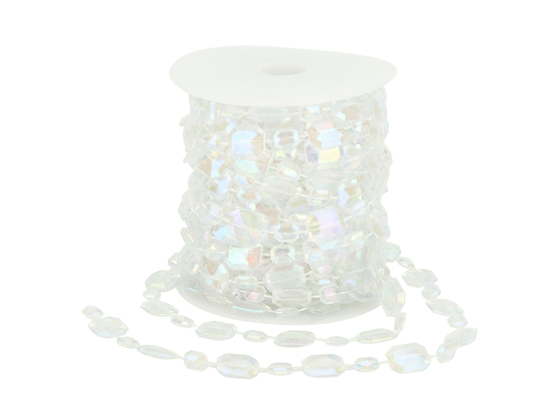 Laxiscreed Fio De Contas Retangulares De 10m Brilhantes Para Decoração De Natal, Casamentos E Diy