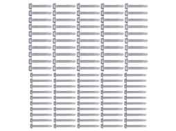 100 Parafusos Autoperforantes De Acero Inoxidable Hexagonais 4.2x32mm E 4.8x32mm Para Reparo De Móveis