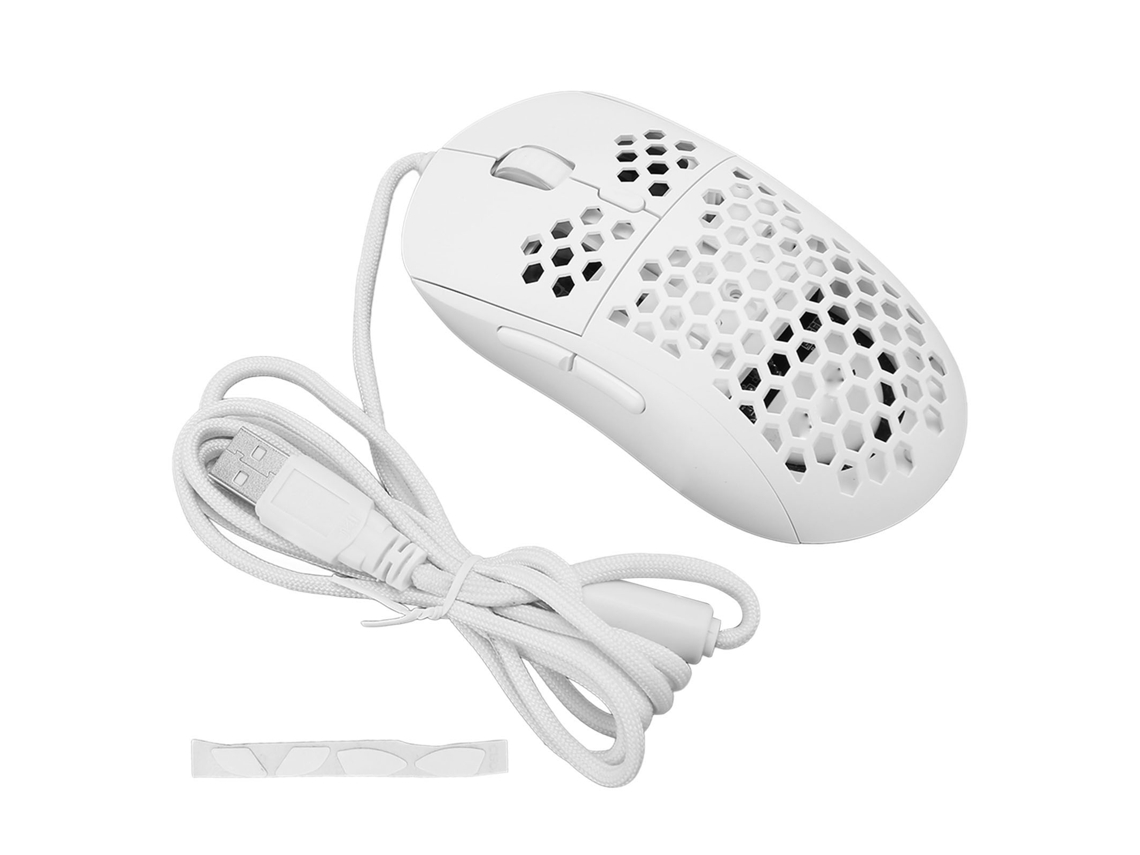 Rato Gamer Com Fio Ergonômico Rgb Com Dpi Ajustável