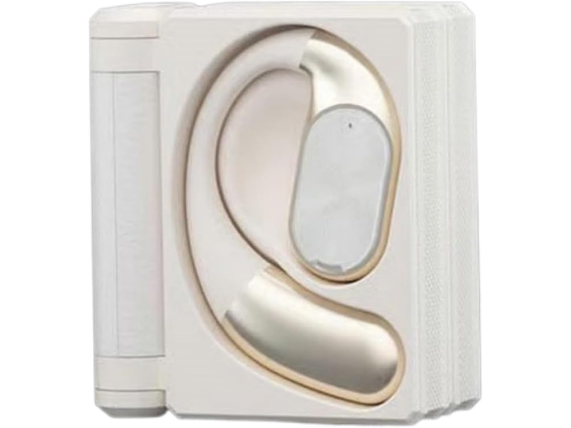 Fones De Ouvido Sem Fio Com Ganchos Auriculares E Estojo Dobrável