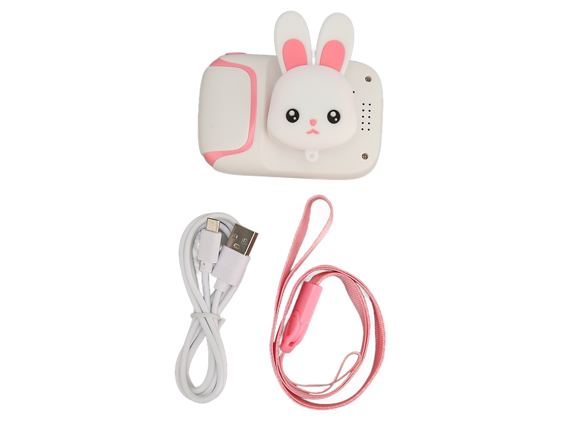 Câmera Digital Infantil Hd com Tela de 2.0 polegadas, Mp3, para Crianças de 3 a 9 anos Rosa | S/MARCA