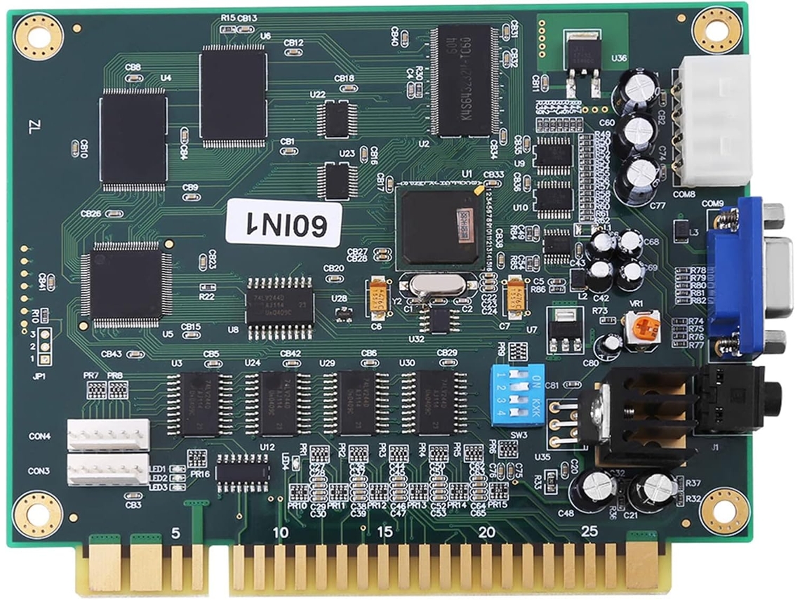 Placa de Circuito Impresso Multicade Clássica 60 em 1 com Tela de Seleção Intuitiva para Entusiastas de Jogos. SFUSHOS
