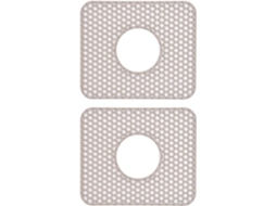 Tapetes Protetores Pia de Silicone com Textura e Resistência ao Calor para Uso Seguro na Cozinha (2 unidades)