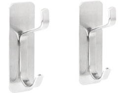 Ganchos Adesivos De Aço Inoxidável Banheiro, Suporte Toalhas Armário De Cozinha E Quarto