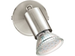 Foco EGLO Buzz-Led 1x3W Aço