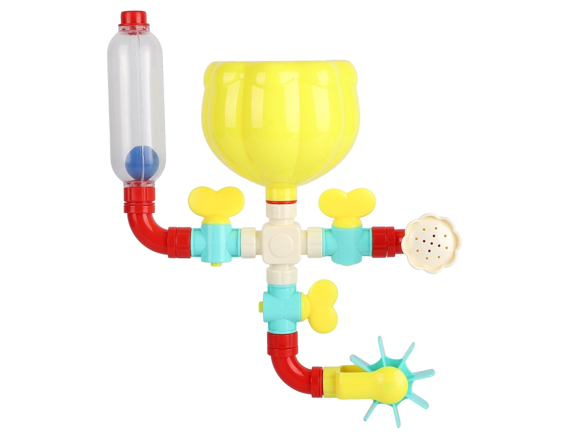 Mali brinquedo de Banho com Chuveiro de Tubo para Crianças Moinho Giratório com Ventosa 3+ Anos
