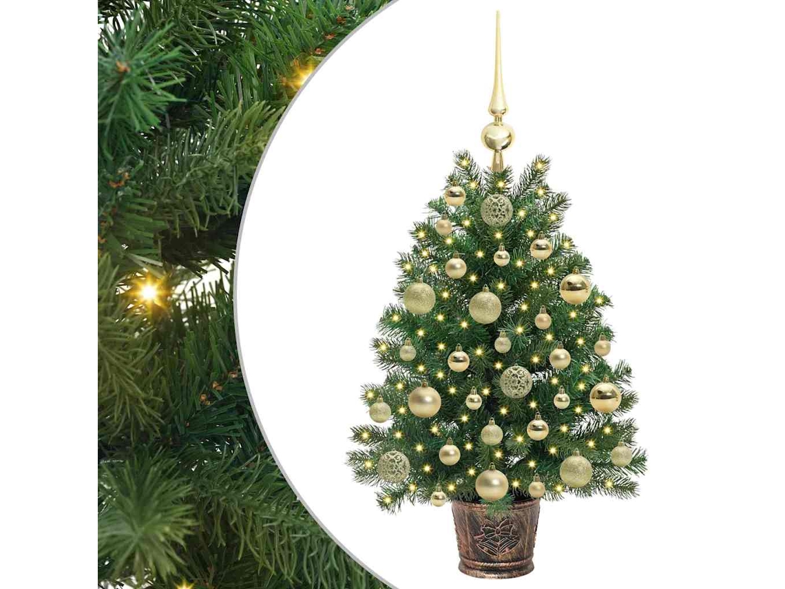 Árvore Artificial Vidaxl Verde Plástico (75 Cm)