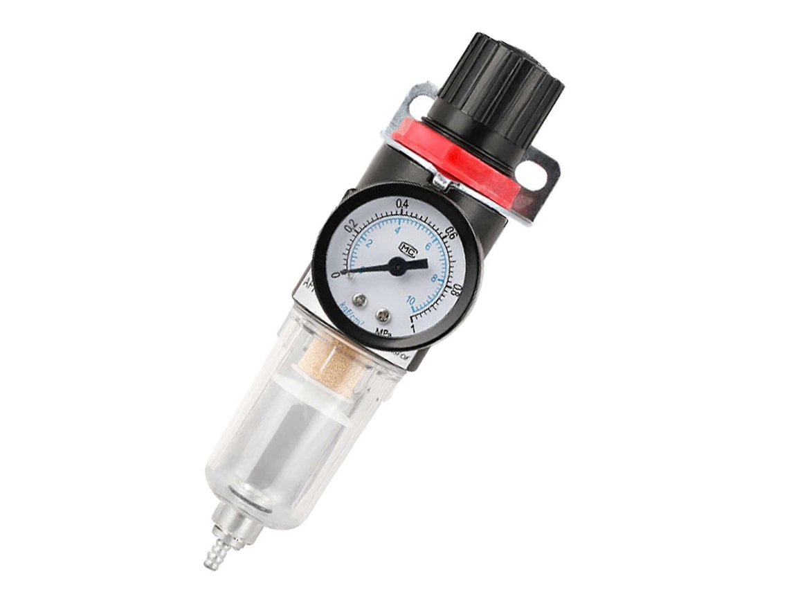 Separador de Óleo e Água para Ar Comprimido com Filtro, Regulador de Pressão e Manômetro para Compressores
