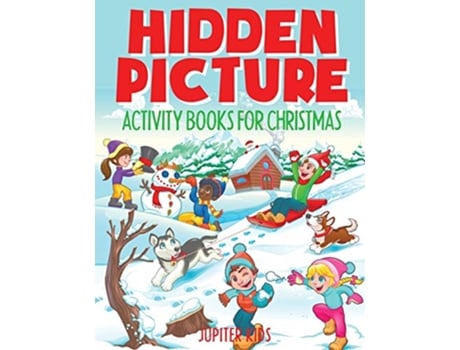 Livro Hidden Picture Activity Books for Christmas de Jupiter Kids (Inglês)