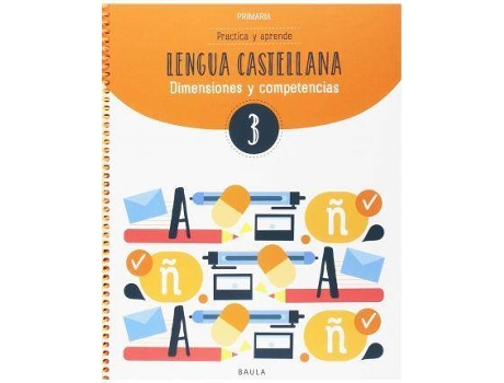 Livro Practica y aprende Lengua castellana 3 Primaria de Roser Font Batallé, Sergi Martín Ferrer (Espanhol)