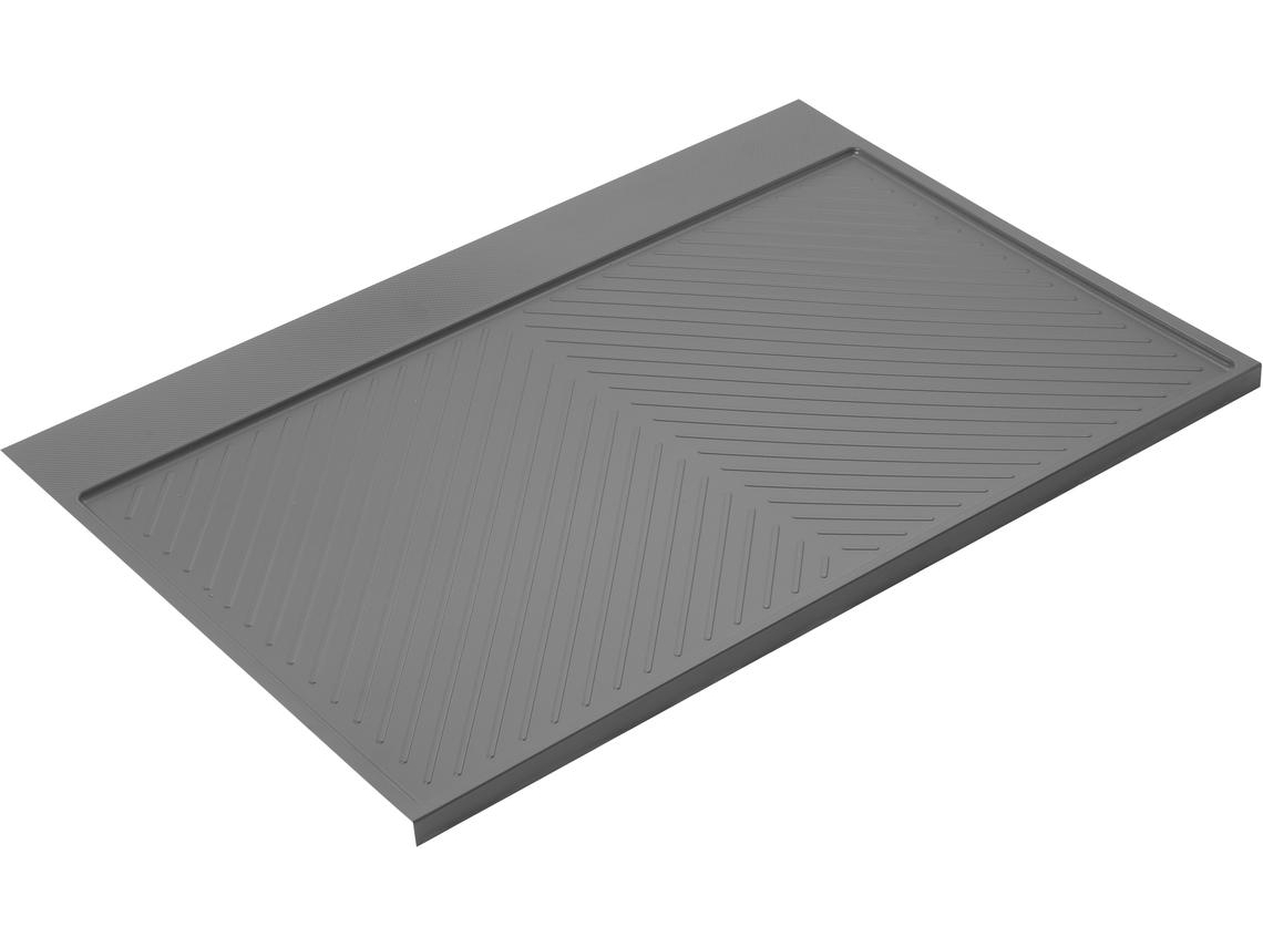 Protetores de fundos lava-loiça do móvel de cozinha Sink EMUCA M90 867x580mm espessura da tábua 16mm cortável Plástico Gris antracite
