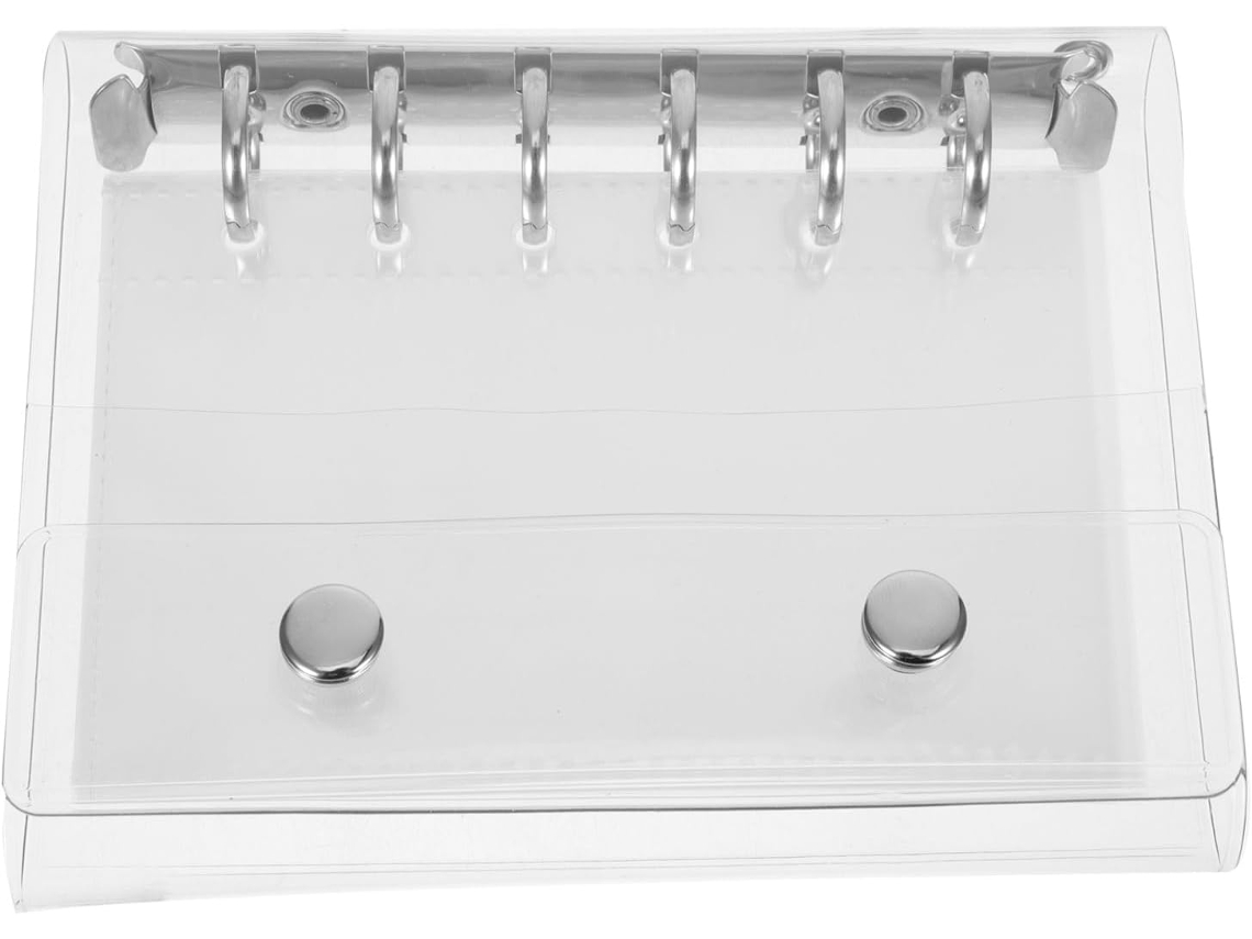 Pasta para saco A7 com 6 argolas em PVC flexível