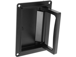 Puxador Embutido Coheali Em Liga De Zinco Preto, Ideal Para Portas De Correr E Gavetas Pequenas Ferragens Modernas