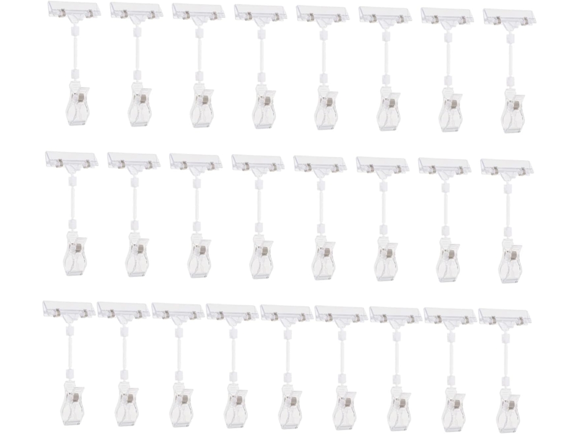 Shineofi - Conjunto de 25 Alfinetes para Etiquetas, Alfinetes Duplo para Exibição, Alfinetes de Plástico