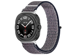 Pulseira De Nylon Com Fecho De Velcro Para Samsung Galaxy Watch Ultra 47mm
