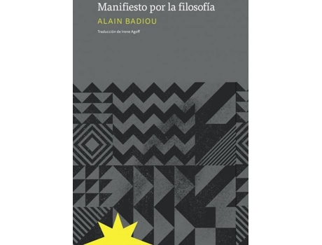 Livro Manifiesto Por La Filofofía de Alain Badiou (Español)