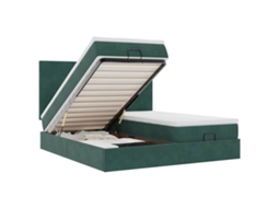 Ottoman Bed, Ottoman Beds Vidaxl Verde Veludo (160 X 200 Cm)
