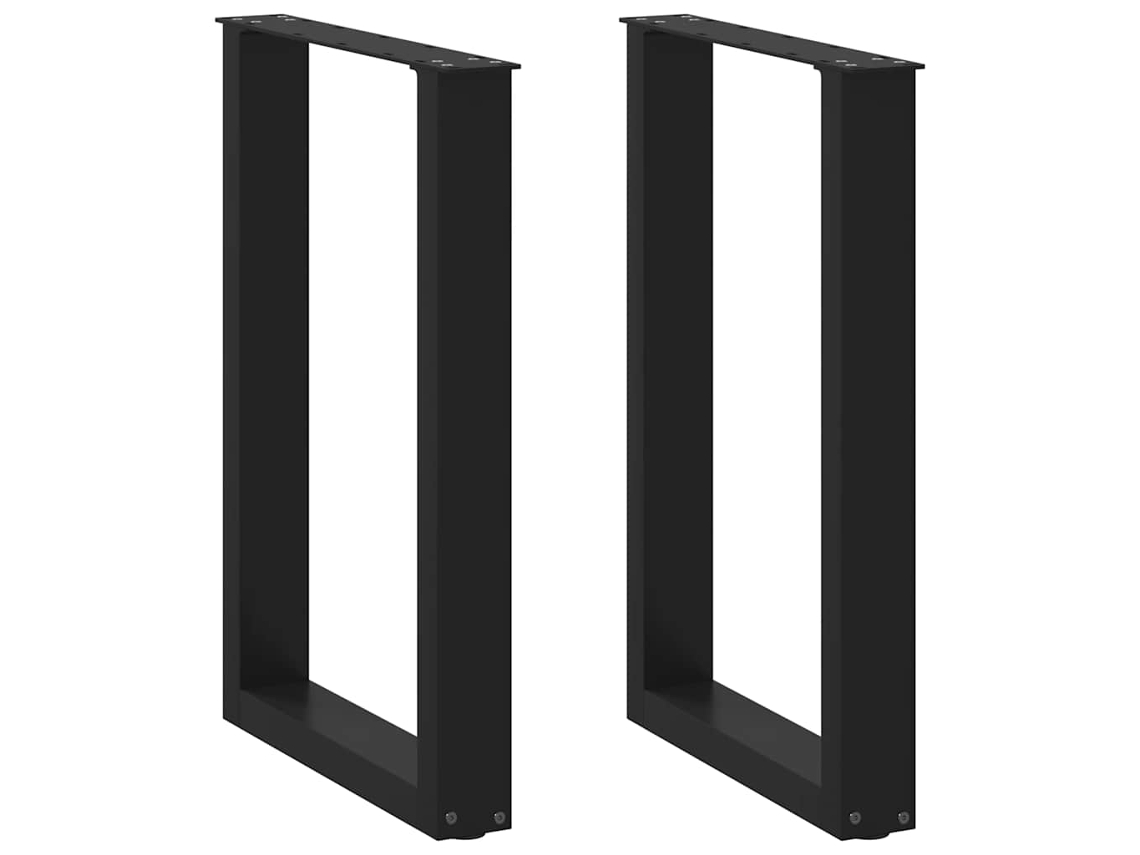 Dining Table Leg, Dining Table Legs Vidaxl Preto Aço (50 X (72-73) Cm)