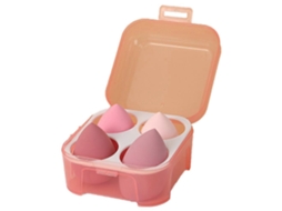 Conjunto De Esponjas De Maquiagem Qqdd 4 Esponjas De Base Profissionais, Compatíveis Com Cremes, Pós E Líquidos. Everley891