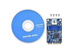 Conversor Adaptador De Cartão De Expansão Mini Pcie Para Usb3.0 19pin Pequeno 4pin Pcie Para 19pin Usb
