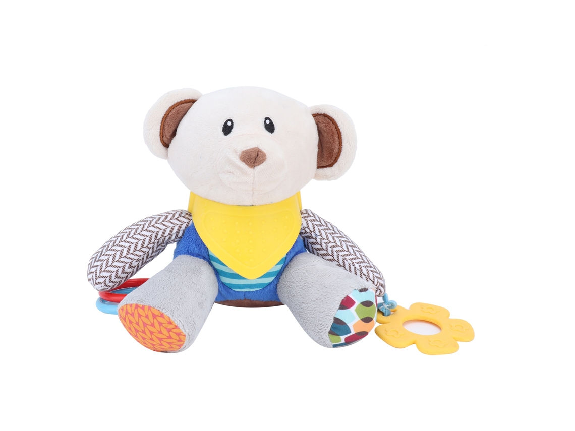 Mali brinquedos Pendurados para Cadeira de Bebê com Sino Animal Educativo Macio 3+ Meses